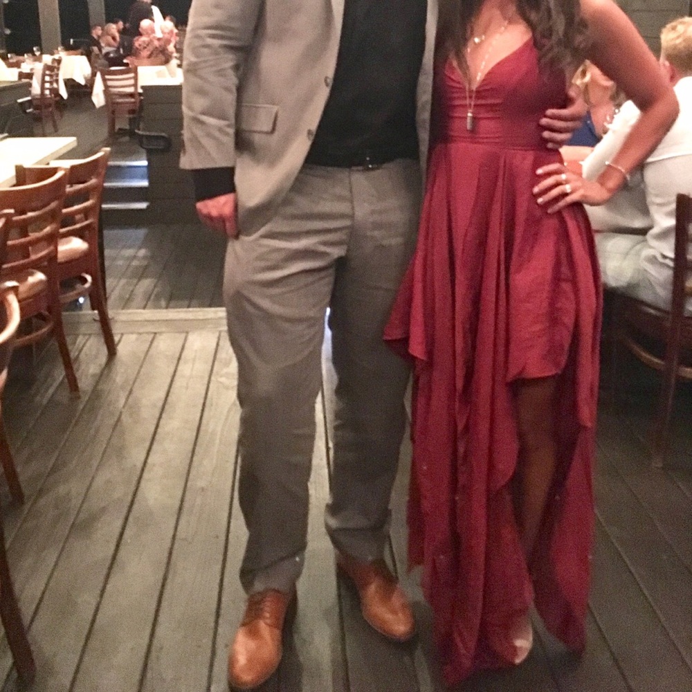 Red dress